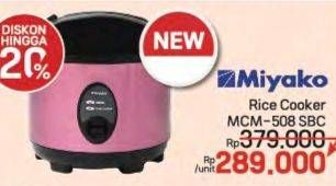 Promo Harga Miyako MCM-508 Magic Warmer Plus 1.8 liter 1800 ml - LotteMart