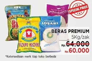 Promo Harga Beras Premium 5 kg - LotteMart