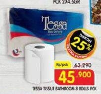Promo Harga Tessa Toilet Tissue PB-16 8 roll - Superindo