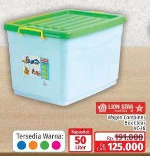 Promo Harga Lion Star Wagon Container VC-16 50000 ml - Lotte Grosir