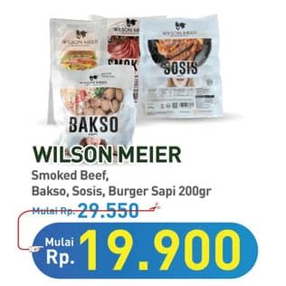 Harga Wilson Meier Burger Sapi/Bakso/Sosis/Smoked Beef