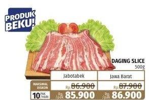 Promo Harga Daging Sapi Slice per 500 gr - Lotte Grosir