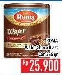 Promo Harga ROMA Wafer Choco Blast 336 gr - Hypermart