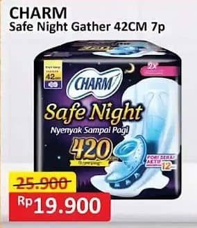 Promo Harga Charm Safe Night Gathers 42cm 7 pcs - Alfamart