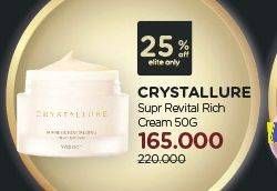 Promo Harga WARDAH Crystallure Supreme Revitalizing Rich Cream 50 gr - Watsons