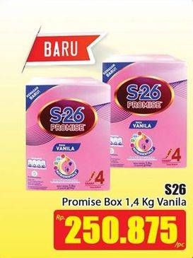 Promo Harga S26 Promise Susu Pertumbuhan Vanilla 1400 gr - Hari Hari
