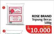 Promo Harga Rose Brand Tepung Beras 500 gr - Alfamidi