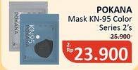 Promo Harga POKANA Masker Color Series 2 pcs - Alfamidi
