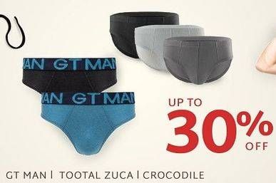 Promo Harga GT Man/Tootal Zuca/Crocodile Men Underware  - Carrefour