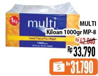 Promo Harga MULTI Facial Tissue 1000 gr - Hypermart