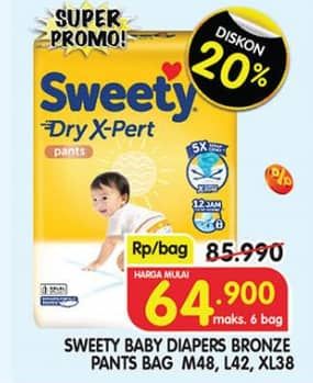 Promo Harga Sweety Bronze Pants Dry X-Pert M48, L42, XL38 38 pcs - Superindo