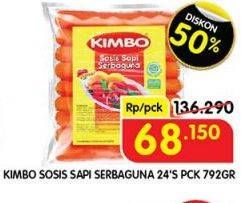 Promo Harga Kimbo Sosis Sapi Serbaguna 792 gr - Superindo