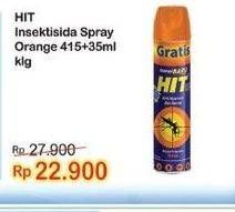 Promo Harga HIT Aerosol Orange 450 ml - Indomaret