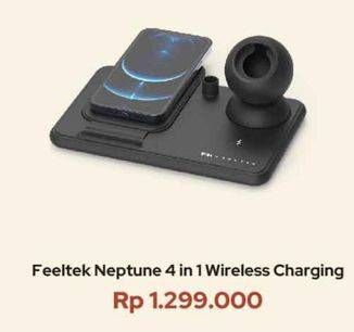 Promo Harga FEELTEK Neptune 4 in 1 Wireless Charging  - iBox