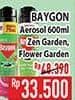 Promo Harga Baygon Insektisida Spray Zen Garden, Flower Garden 600 ml - Hypermart