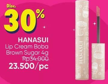 Promo Harga Hanasui Matte Lip Cream Boba 02 4 gr - Guardian