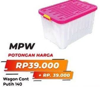 Promo Harga MPW Container 140000 ml - Yogya