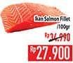 Promo Harga Salmon Fillet per 100 gr - Hypermart