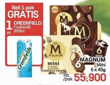 Promo Harga Walls Magnum Mini per 6 pcs 45 ml - LotteMart
