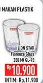 Promo Harga LION STAR Florence Glass GL-93 350 ml - Hypermart
