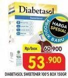 Promo Harga DIABETASOL Sweetener 100 pcs - Superindo