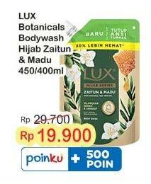 Promo Harga LUX Botanicals Body Wash Hijab Series Zaitun Madu 400 ml - Indomaret