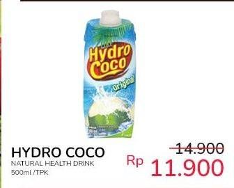 Promo Harga Hydro Coco Minuman Kelapa Original 500 ml - Indomaret