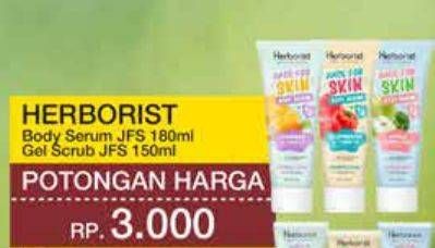 Harga Herborist Juice For Skin Body Serum/Gel Scrub JFS