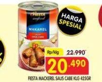 Promo Harga Fiesta Makarel Chili Sauce 425 gr - Superindo