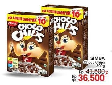 Promo Harga Simba Cereal Choco Chips 330 gr - LotteMart