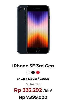 Promo Harga Apple iPhone SE Generasi Ke-3  - Erafone