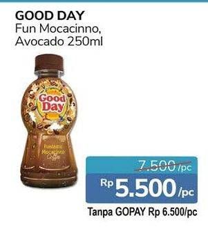 Promo Harga Good Day Coffee Drink Funtastic Mocacinno, Avocado Delight 250 ml - Alfamidi