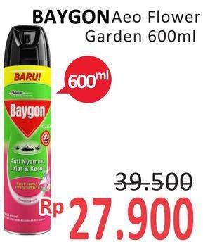 Promo Harga BAYGON Insektisida Spray Flower Garden 600 ml - Alfamidi