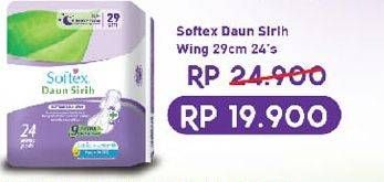 Promo Harga Softex Daun Sirih 29cm 24 pcs - Indomaret