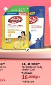 Promo Harga Lifebuoy Body Wash All Variants 400 ml - Guardian