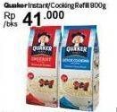 Promo Harga Quaker Oatmeal Instant/Quick Cooking 800 gr - Carrefour