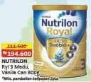 Promo Harga Nutrilon Royal 3 Susu Pertumbuhan Madu, Vanila 800 gr - Alfamart