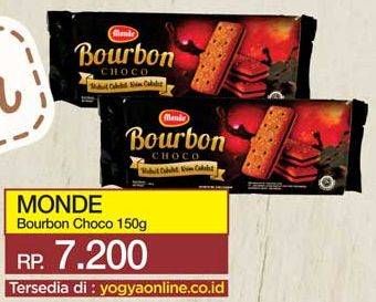 Promo Harga MONDE Bourbon Chocolate 150 gr - Yogya