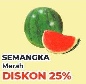 Promo Harga Semangka Merah per 100 gr - Yogya