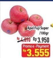 Promo Harga Apel Fuji Super per 100 gr - Hypermart