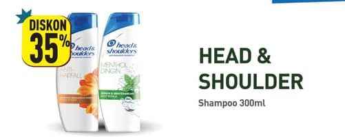 Promo Harga Head & Shoulders Shampoo 300 ml - Hypermart