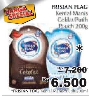 Promo Harga FRISIAN FLAG Susu Kental Manis Putih 200 gr - Giant