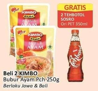 Promo Harga KIMBO Kitchen Bubur Ayam per 2 pouch 250 gr - Alfamart