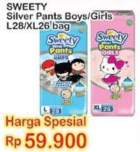 Promo Harga Sweety Silver Pants Boys / Girls L28, XL26  - Indomaret