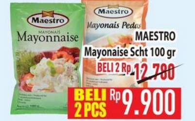 Promo Harga Maestro Mayonnaise 100 gr - Hypermart