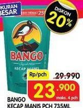 Promo Harga BANGO Kecap Manis 735 ml - Superindo