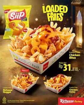 Promo Harga Loaded Fries  - Richeese Factory