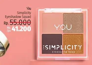 Promo Harga YOU Simplicity Eyeshadow Squad  - LotteMart