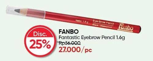 Promo Harga FANBO Fantastic Eyebrow Pencil 1 gr - Guardian