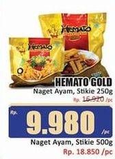 Promo Harga Hemato Gold Nugget Ayam, Stikie 250 gr - Hari Hari